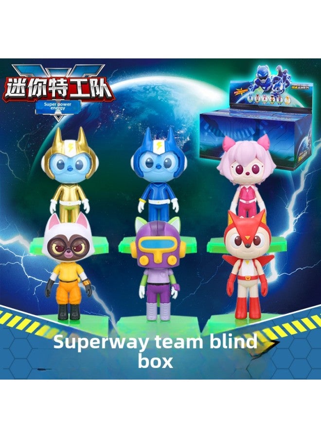 Mini Special Team Chaowei Energy Toy Beast King Deformation Robot Dragon King Giant Shark King Kong Boy Team Reinstall-Color: Random One  - Image 1
