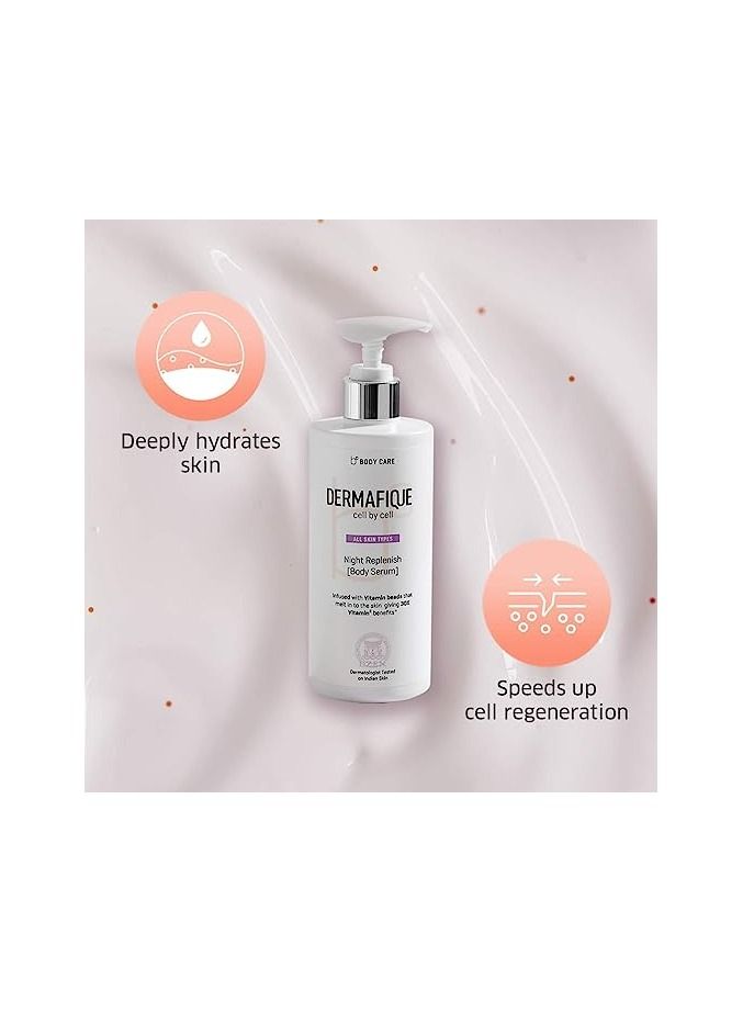 Dermafique Night Replenish Body Serum, Body Lotion for All Skin Types - Image 2