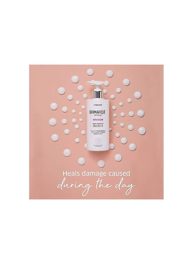 Dermafique Night Replenish Body Serum, Body Lotion for All Skin Types - Image 3