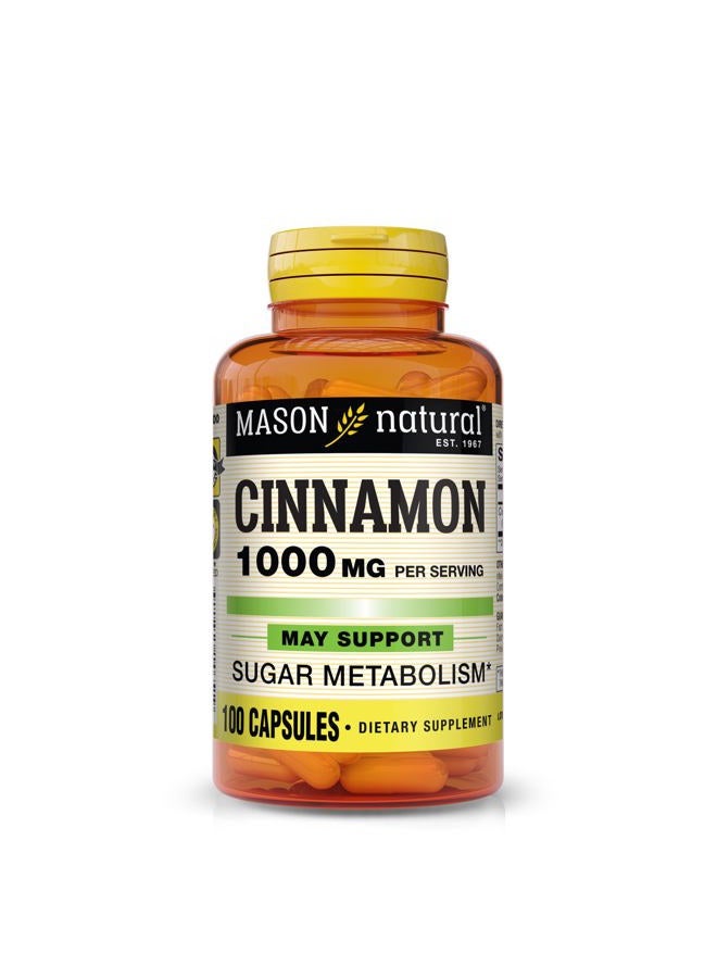 MASON Natural Cinnamon Milligrams Capsules - Image 1