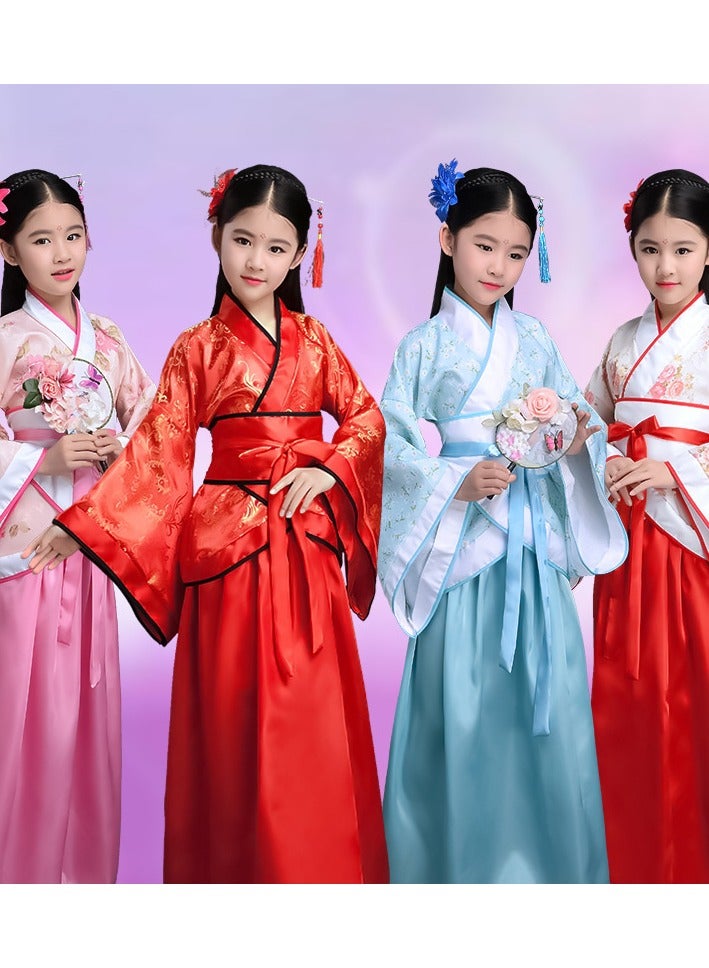 general Traditional Girl's Ancient Hanfu Costume - Elegant Princess Performance Dress for Stage, Cosplay & Cultural Events - Image 2