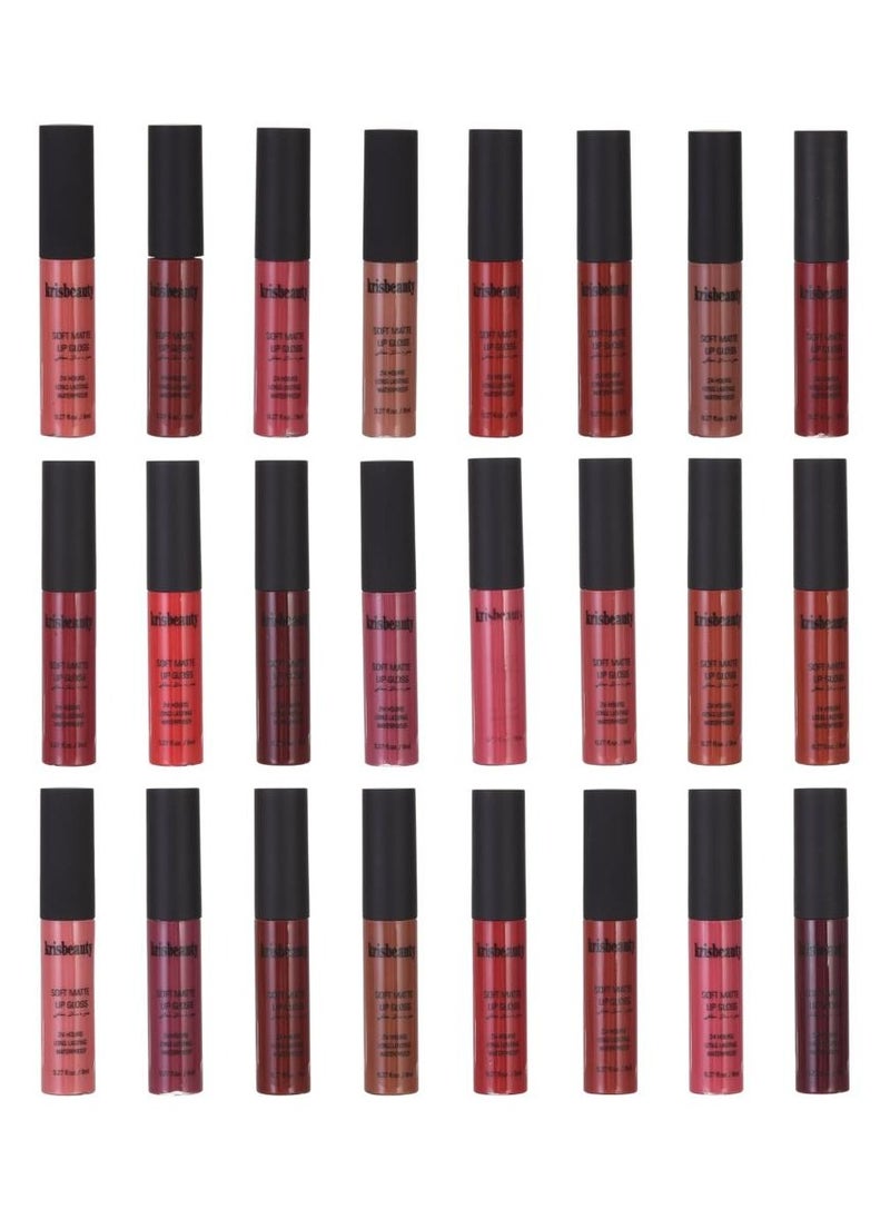 krisbeauty - 24-Piece Lipstick And Lip Gloss Set - Image 1