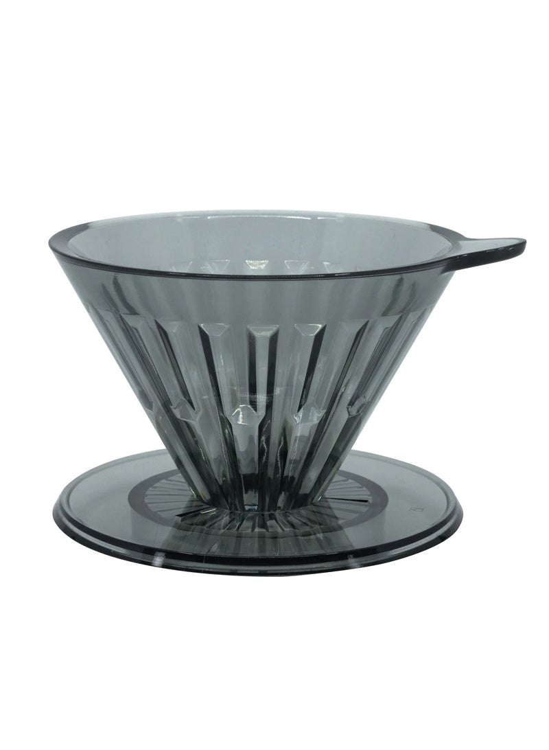 TIMEMORE Crystal Eye Dripper 01 PCTG Transparent Black - Image 1