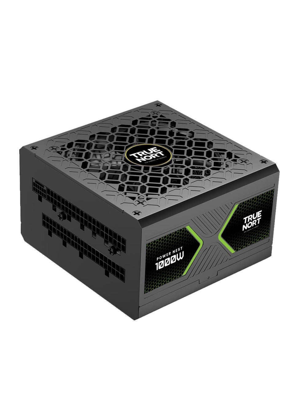 TrueNort 1000W 80 Plus Gold Certified Full Modular Power Supply ATX 3.1, PCIe 5.1 12V Japanese Capacitiors Reliable, Efficient, and Silent Performance Gaming Power Supply