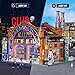FUNWHOLE Factory House of Music Lighting Building Bricks Set Street Fusion Music Club City Town Fully Accessible MultiForm Modular Collection Kit 2654 Pcs for Adults Teens Street Culture Lovers - Image 4