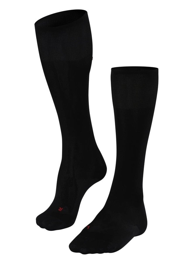FALKE Women's SK7 Ski Socks, Thin Thermal Breathable Quick Dry, Knee High, Ultra Lightweight, Winter Athletic Sock, Black (Black 3000), 9.5-10.5, 1 Pair - Image 1