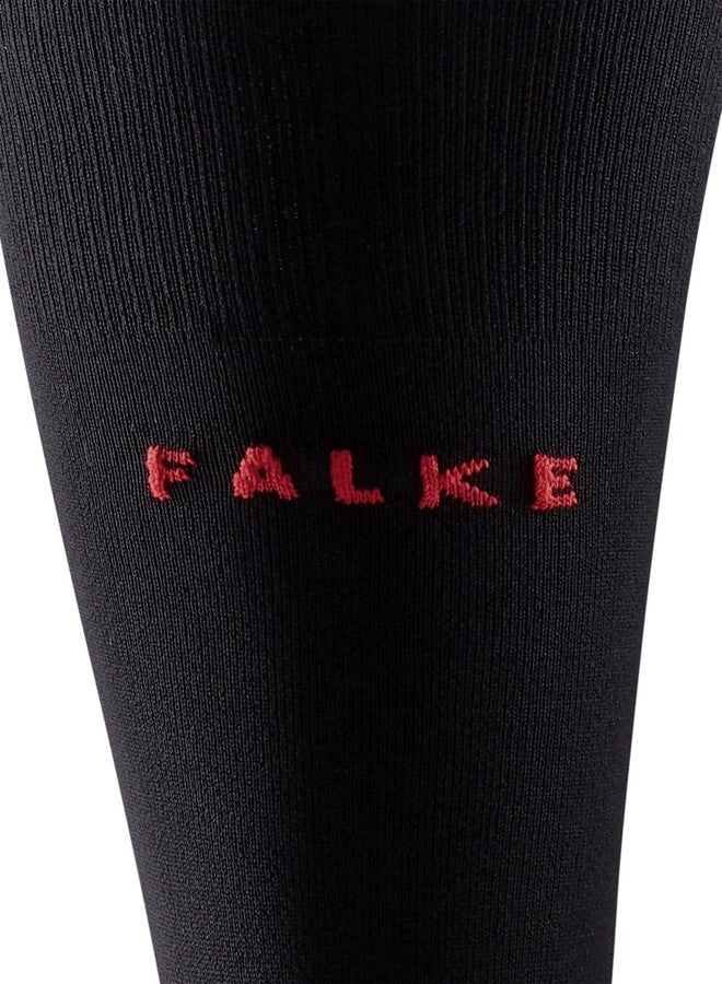 FALKE Women's SK7 Ski Socks, Thin Thermal Breathable Quick Dry, Knee High, Ultra Lightweight, Winter Athletic Sock, Black (Black 3000), 9.5-10.5, 1 Pair - Image 5
