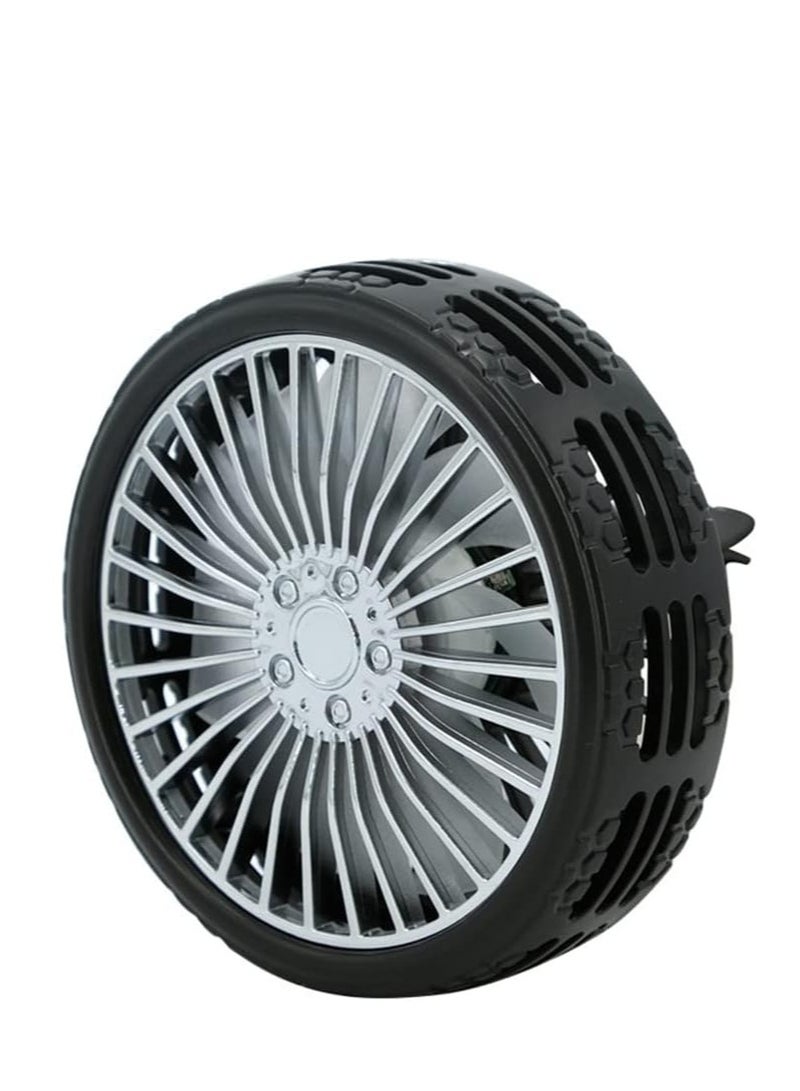Car Air Outlet Fan, Car Tire Fan 3 Speeds Portable Desktop Mount - Image 3