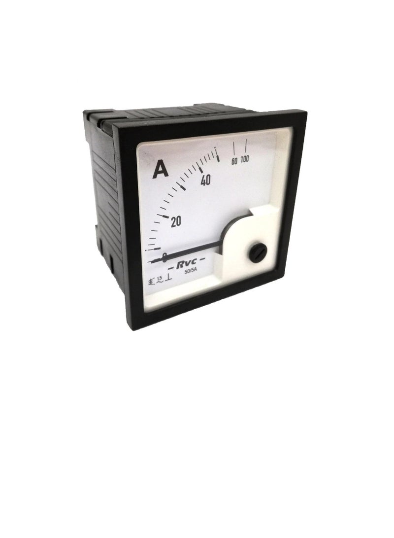 AC Analogue Panel Ammeter 72x72 CT Type Secondary 5A ERI72/ESI72 - Image 2