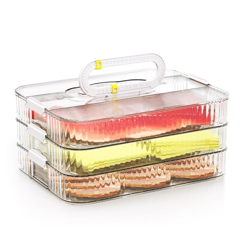 Moryimi Deli Meat Container for Fridge Organizers and Storage, Lunch Meat Container for Refrigerator Organizing, Deli Containers with Lids, Bacon Cheese Container for Refrigerator - Image 1