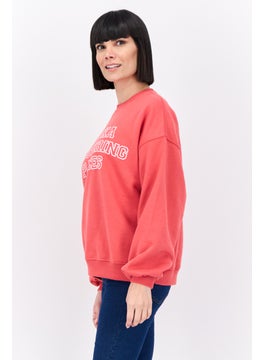 Women Crew Neck Graphic Print Sweatshirt, Red - pzsku/Z64455083DD2BAC332331Z/45/_/1740493400/f3c075da-04f0-4750-ae81-8fac7e877e52