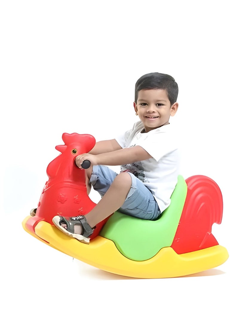 هويتك لعبة الركوب غريبة الأطوار كلاكي أدفينتشر تشيكن روكر للأطفال - Image 1