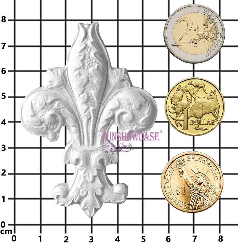 FUNSHOWCASE Vintage Curlicue Lace Silicone Mold for Cake Border Cupcake Topper Decoration, Sugar Paste, Chocolate, Fondant, Resin, Candle Accent, Polymer Clay Projects - Image 5