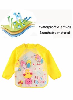 Generic Kids Painting Aprons Long Sleeve Waterproof Toddler Art Smock  - Image 4