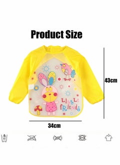 Generic Kids Painting Aprons Long Sleeve Waterproof Toddler Art Smock  - Image 2