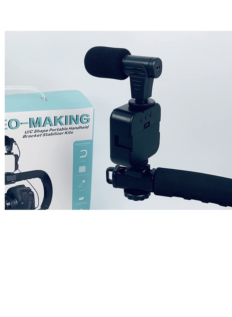 Vlogging Kit for Starter Photography Video  Recording Smartphone Live Black - Image 3