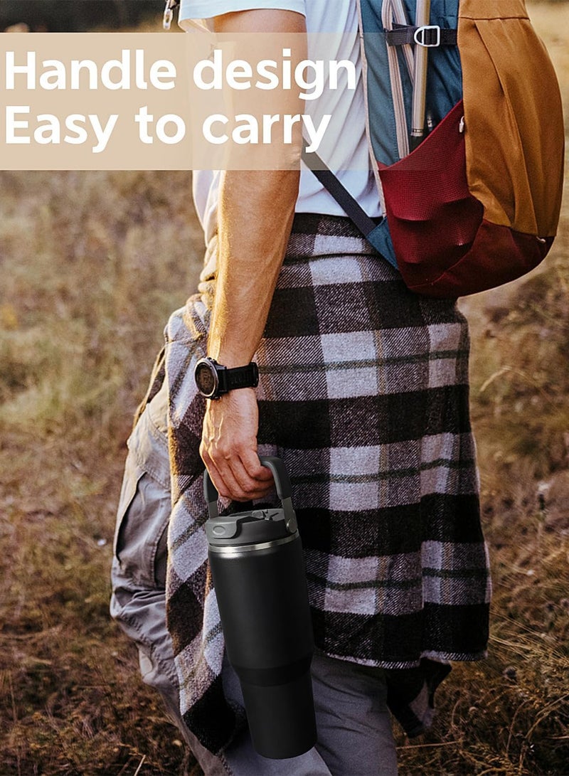 Stanley IceFlow 2.0 Fast Flow Tumbler with Handle 30 oz | Twist On Angled Spout Lid | Leakproof Water Bottle | Insulated Stainless Steel | BPA-Free - Image 5