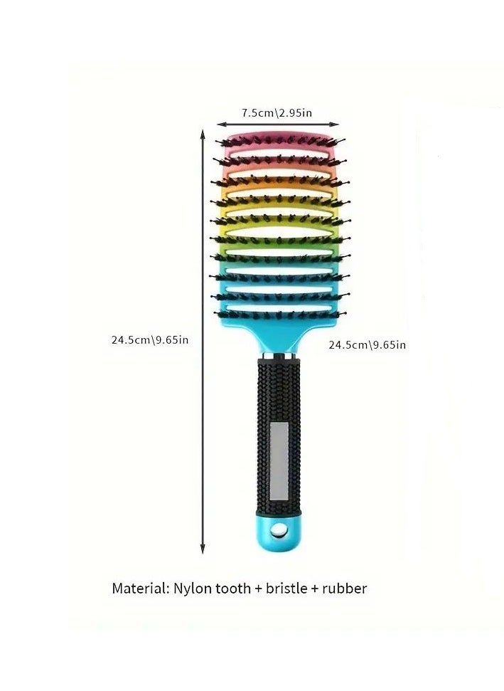 Goolsky 1pc of a Magical Scalp Massaging Hairbrush Designed for Women - a Professional Tool for Detangling Wet Curly Hair - a Hairdressing Accessory.  - Image 5