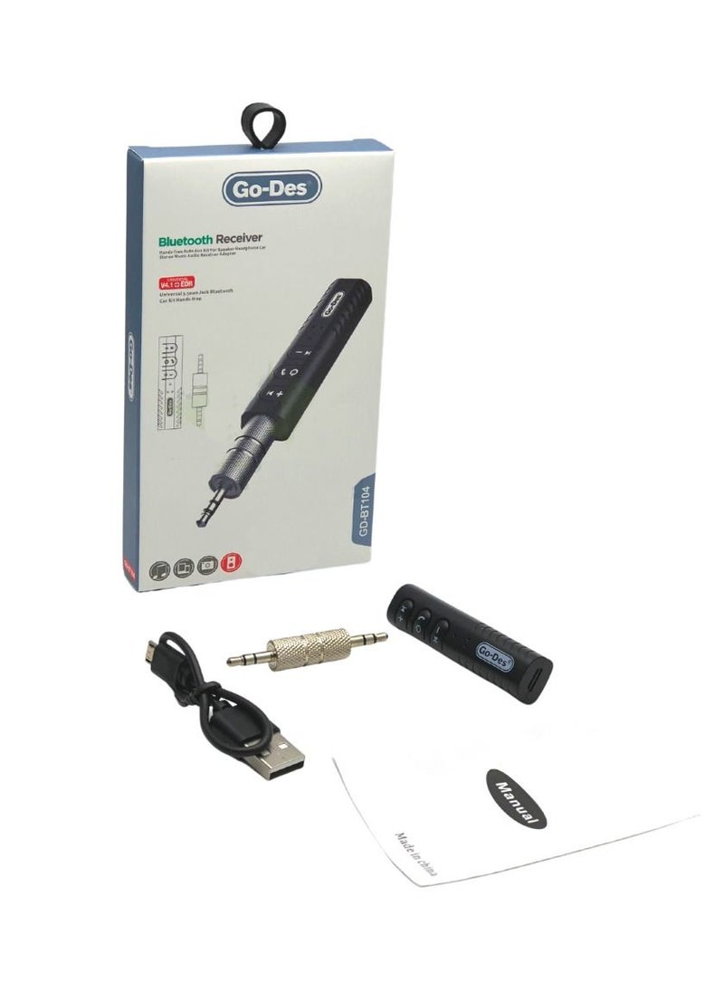GO-DES Bluetooth Receiver Kit For Speaker Headphone Car Stereo Audio Receiver Adapter  - Image 3