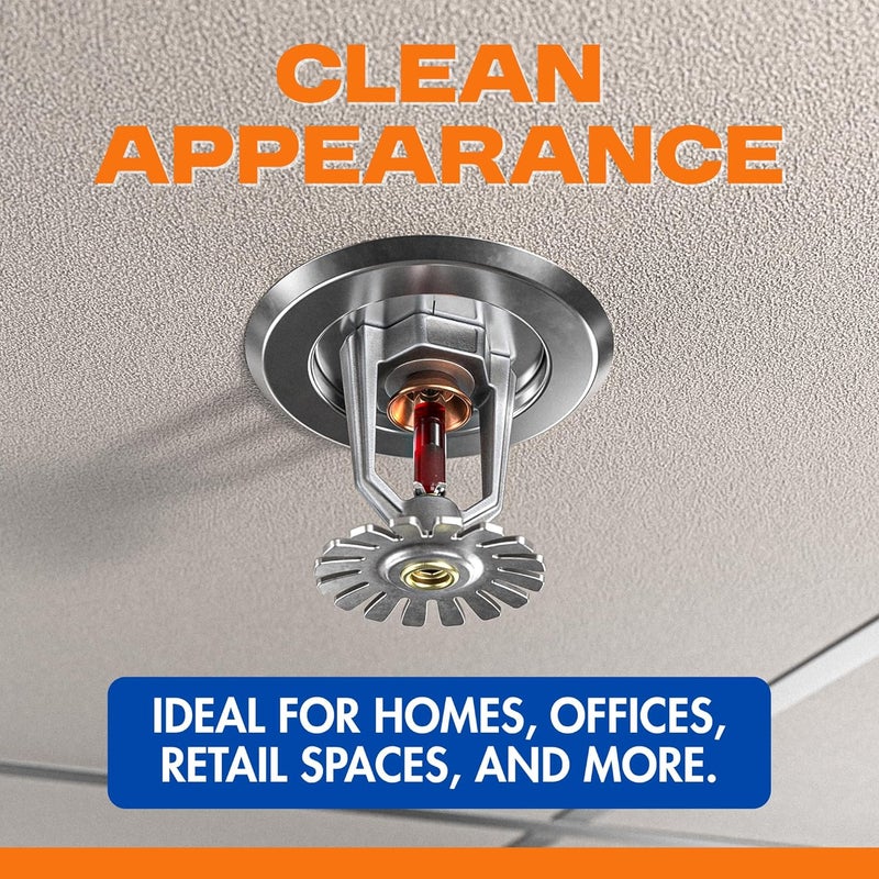 RepelFire Retrofit Recessed Fire Sprinkler Escutcheon 3/4 in. IPS - Split 3 Piece in Chrome Plated - Depth Adjustment Range up to 3/4 in. for Fire Sprinkler Trim - Image 5