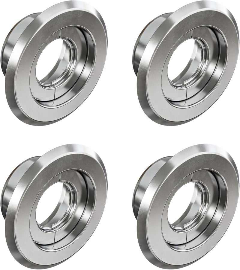 RepelFire Retrofit Recessed Fire Sprinkler Escutcheon 3/4 in. IPS - Split 3 Piece in Chrome Plated - Depth Adjustment Range up to 3/4 in. for Fire Sprinkler Trim - Image 1