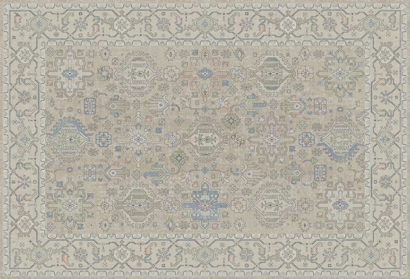 Alkaffary Carpet Lunar Modern pattern with timeless elegance Size 2.00x2.90 , Color Beige