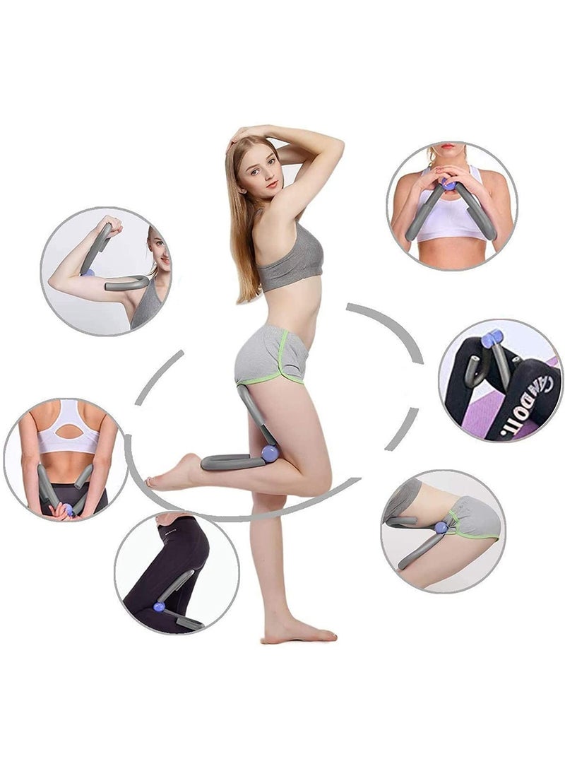 Generic Thigh Toner Muscle Fitness Exerciser for Chest/Arm/Leg/Thigh/Butt, Grey  - Image 5