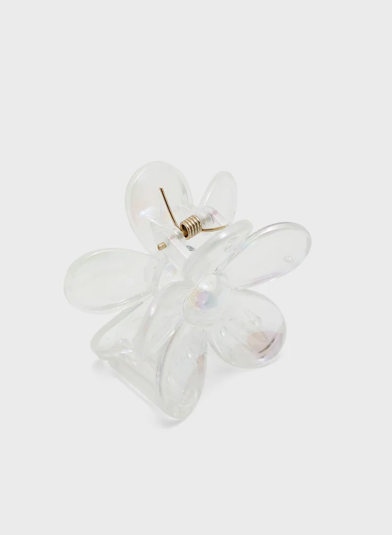 Ginger Flower Hair Claw Clip