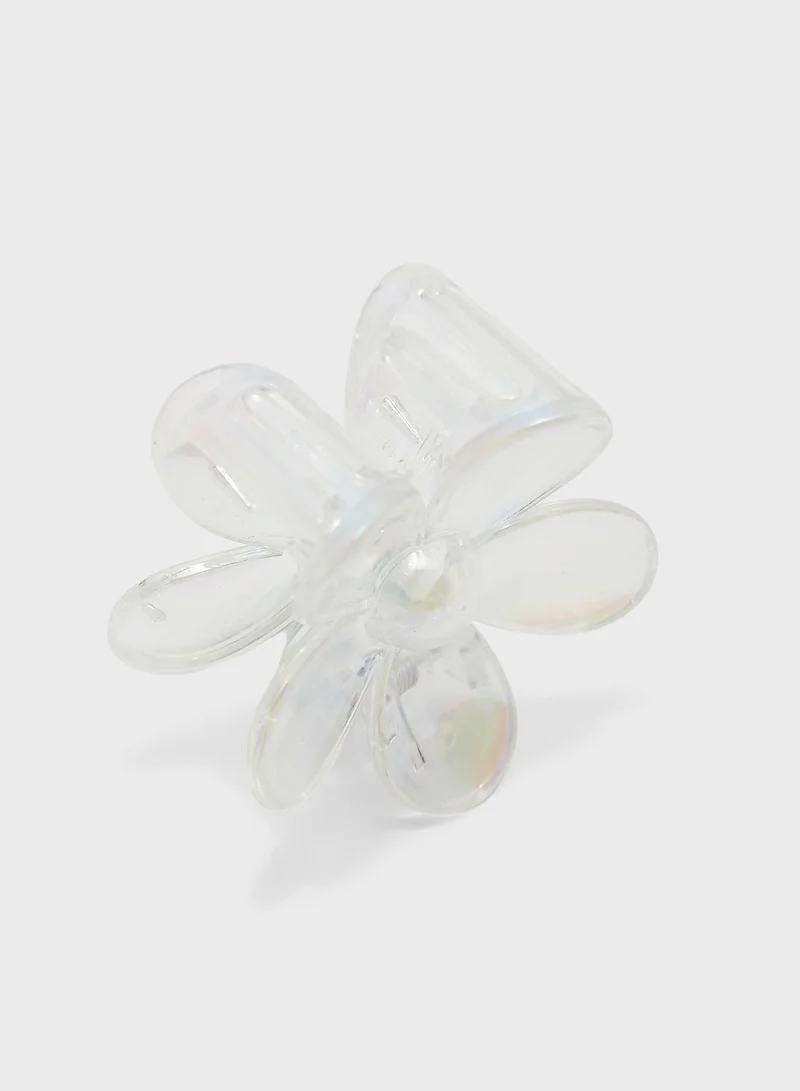 Ginger Flower Hair Claw Clip