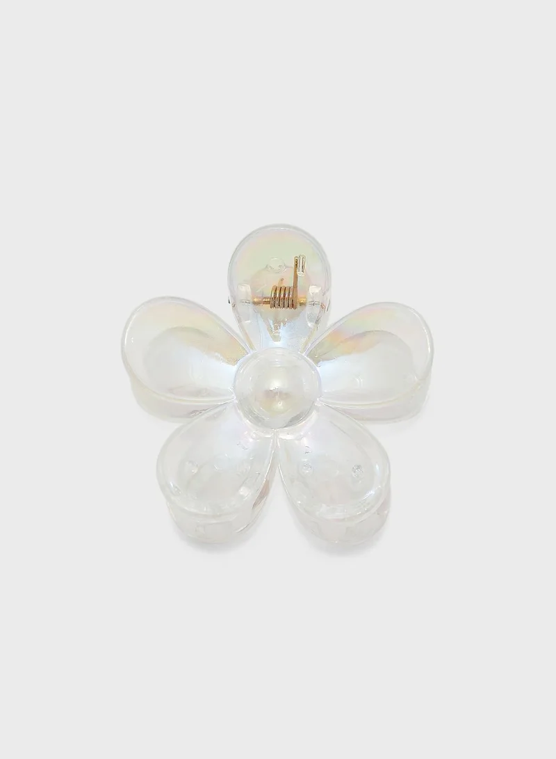 Ginger Flower Hair Claw Clip
