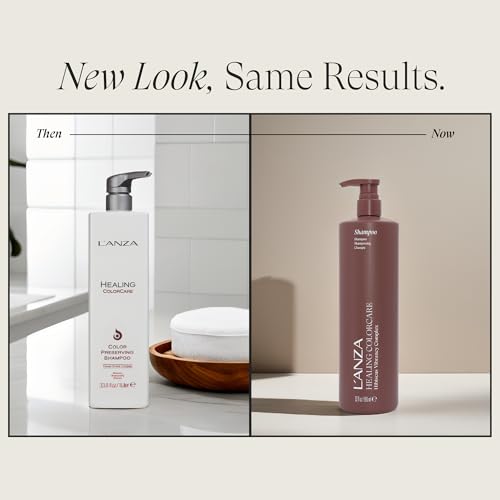 LANZA L'ANZA Healing Colorcare Shampoo, Color-Safe Repairing Cleanse for Dry, Damaged or Treated Hair, Anti-Fade Formula Smooths, Moisturizes, Adds Vibrance & Shine, Sulfate Free (33.8 Fl Oz) - Image 2