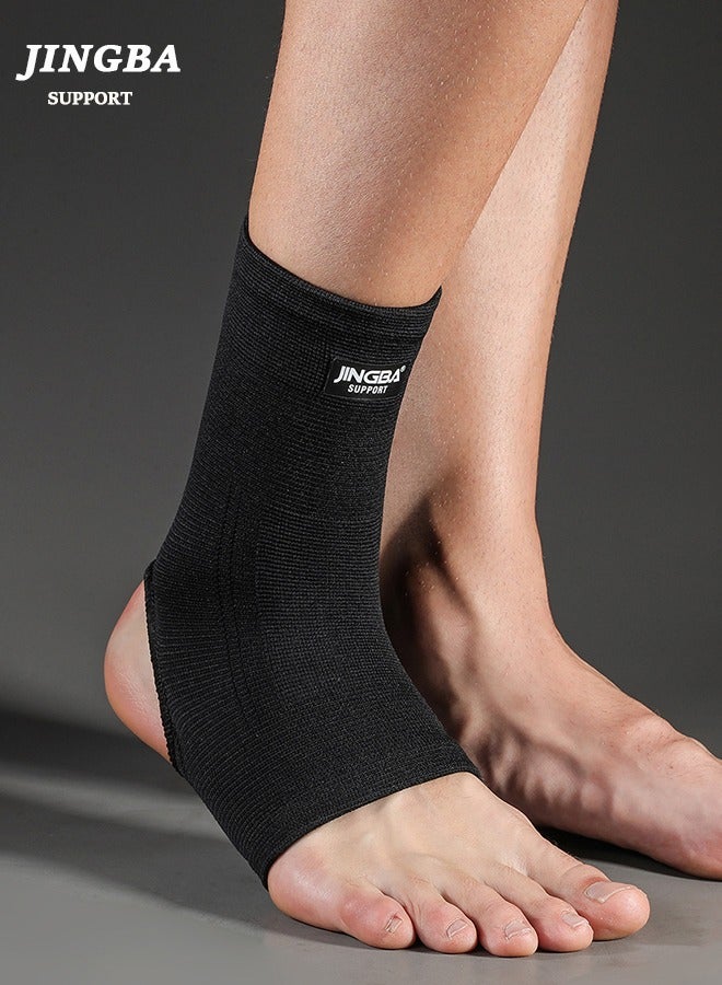 JINGBA SUPPORT JINGBA Sports Ankle Support Ankle Compression Sleeve (1 piece), Breathable Ankle Support For Men And Women, Ankle Compression Socks SuitableVFor Swelling, Plantar Fasciitis, Sprains L Size - Image 1