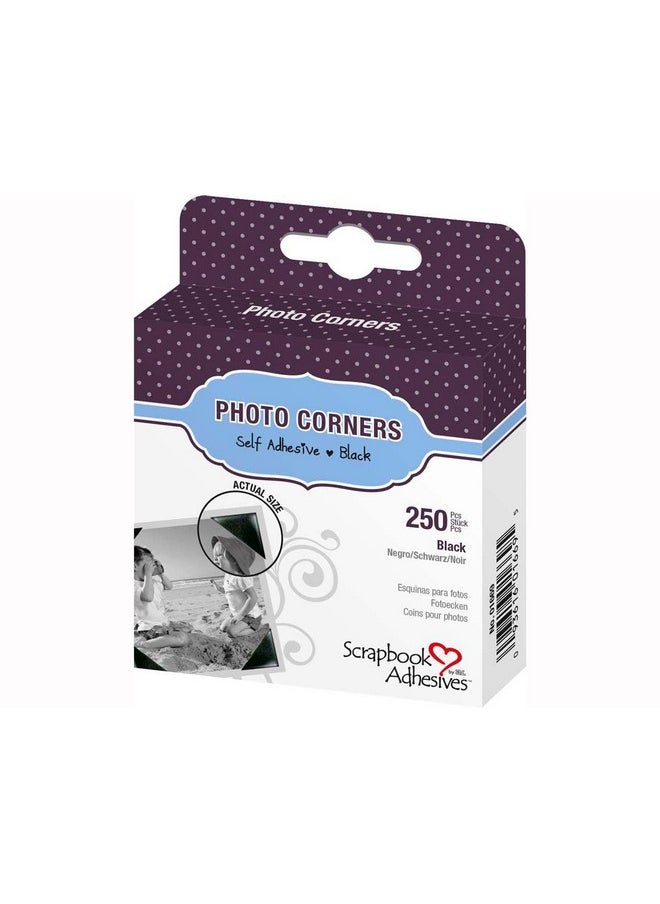 3L Self Adhesive Photo Corners 3 8Inch 250Pack Black - pzsku/Z64468F6CD31517B18A9CZ/45/_/1701152780/e6ecac16-a2ff-40da-8edb-cfc6433841bc