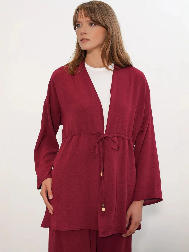 BIG DART BDART Two-Piece Wide-Leg Kimono Set