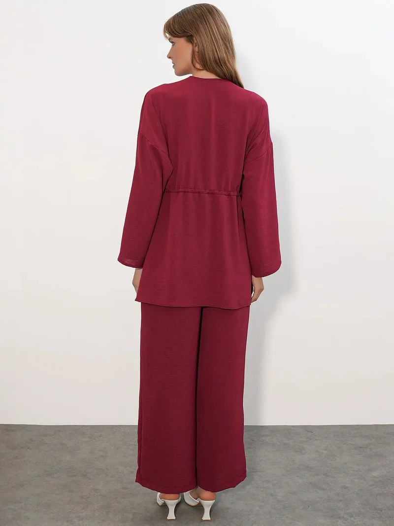 Big Dart  BDART Two-Piece Wide-Leg Kimono Set for Women | Best Price UAE