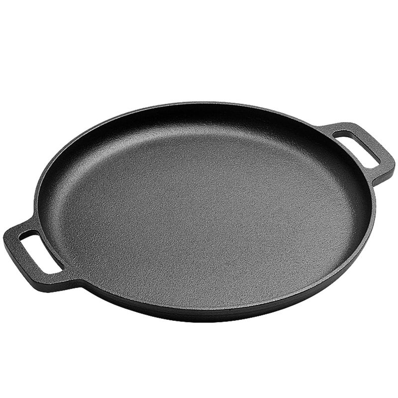 NUTRION Pre-Seasoned Cast Iron Dosa Tawa, 11 Inches (28 cm), Black, 100% Toxin-Free, Naturally Non-Stick, Long Lasting, Gas & Induction Stove-Friendly - Image 5
