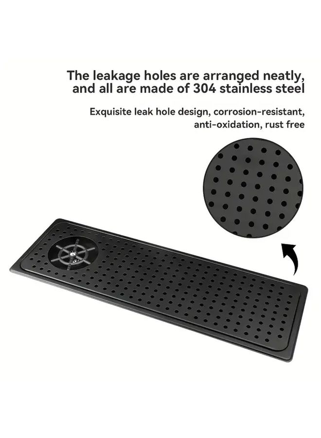 Black Heavy Duty Commercial Residential Kitchen Sink Washer 304 Stainless Steel High Pressure Flush Multi Angle Spray Water Saving Design Easy Installation Coffee Shop Restaurant Home Use - Image 4