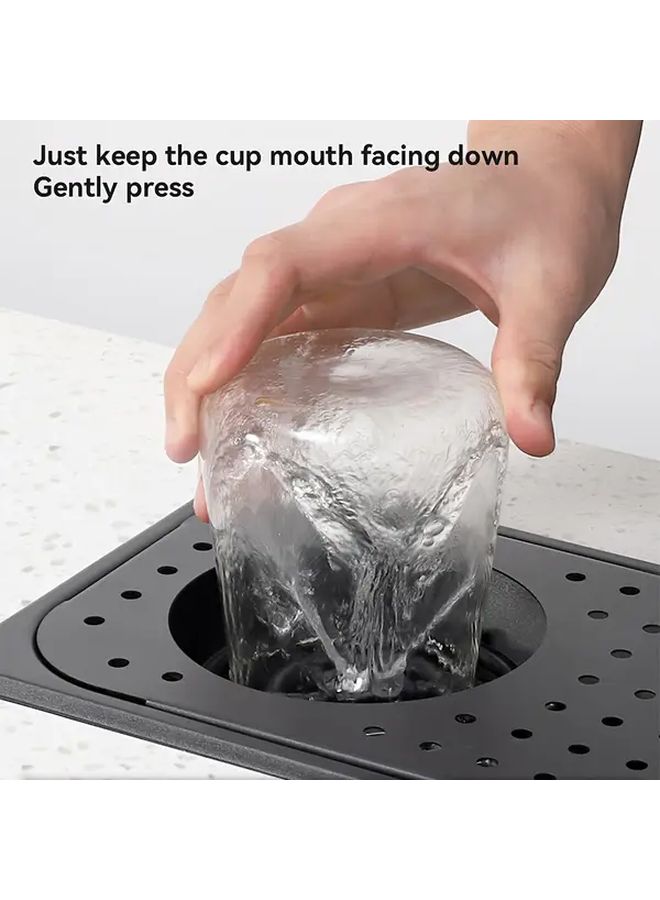 Black Heavy Duty Commercial Residential Kitchen Sink Washer 304 Stainless Steel High Pressure Flush Multi Angle Spray Water Saving Design Easy Installation Coffee Shop Restaurant Home Use - Image 5