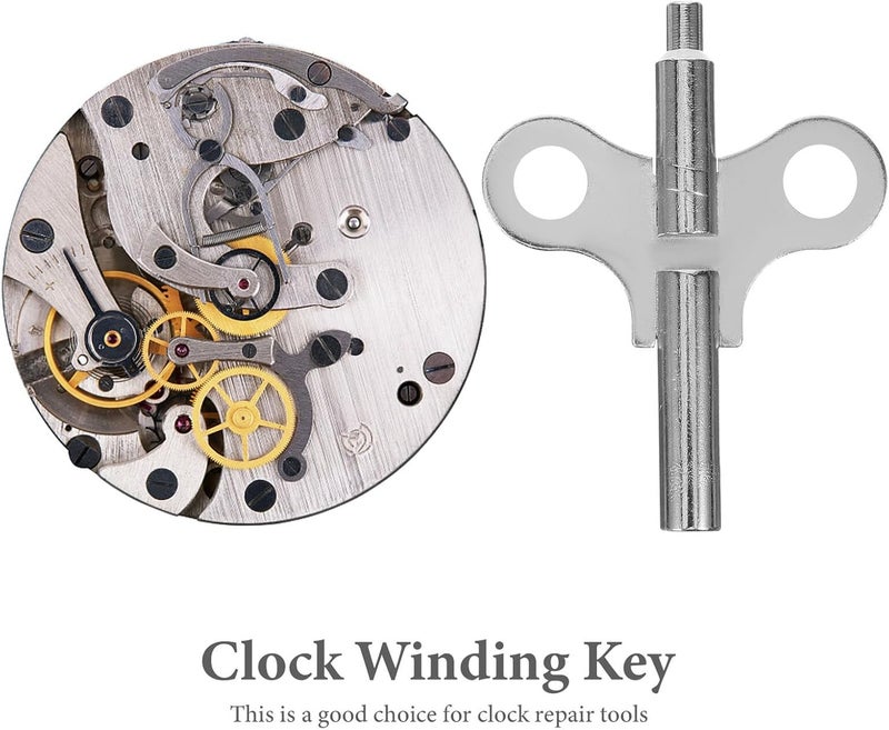 OSALADI 2pcs Steel Clock Winding Keys Double-Ended Clock Tools Vintage Style Easy to Use - Image 3