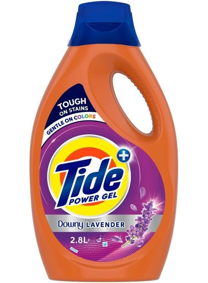تايد باورر جل لغسيل الملابس مع داوني لافندر 2.8لتر - Image 1