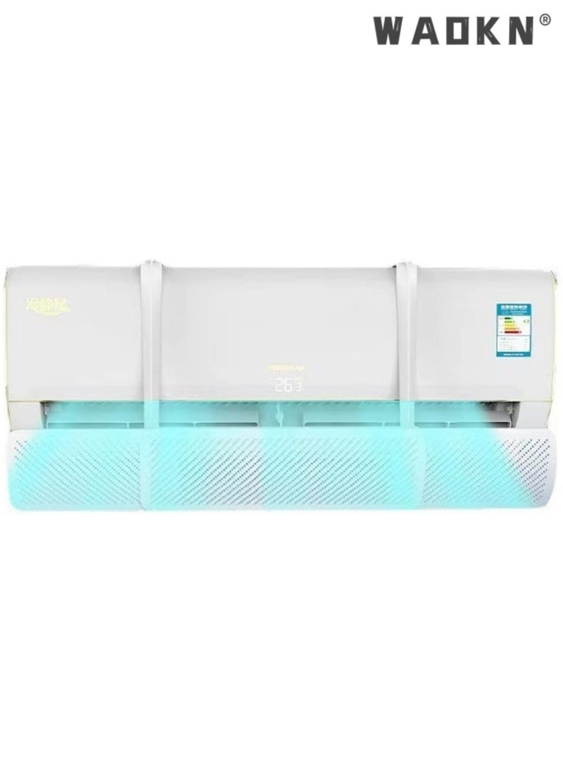WAOKN - Air Conditioner Deflector Air Conditioning Wind Shield, Split Adjustable  Ac Flow Deflector Preventing Ac From Blowing Directly, For Home Office Retractable Ac Anti Direct Wind Deflector - Image 1