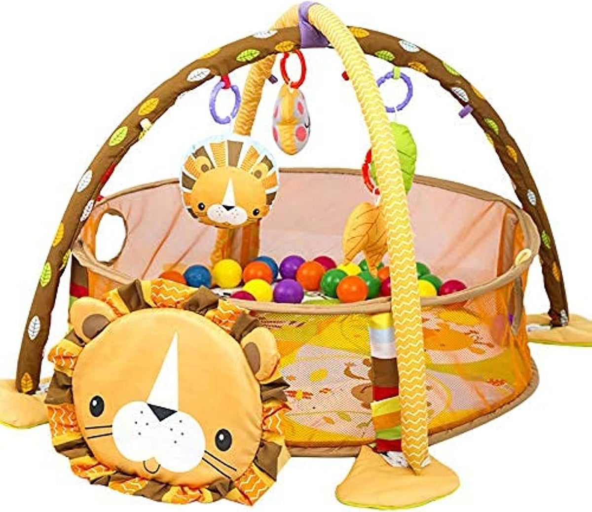 Generic Baby Play Gym, 3 in 1 Activity Mat with Removable Toys Bars ...