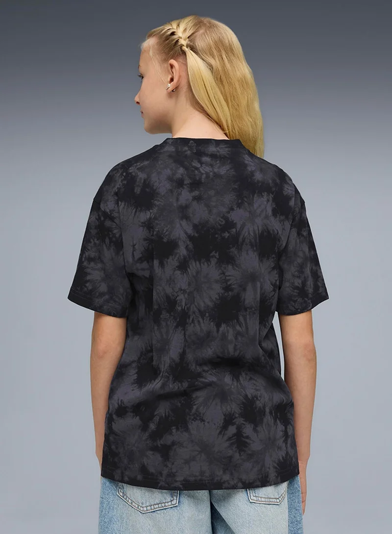 PUMA Youth Essential Elevated Relaxed Tie-Dye T-Shirt