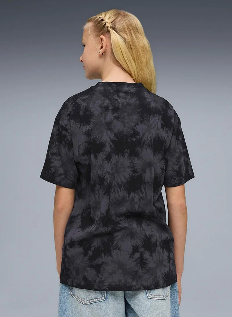 PUMA Youth Essential Elevated Relaxed Tie-Dye T-Shirt