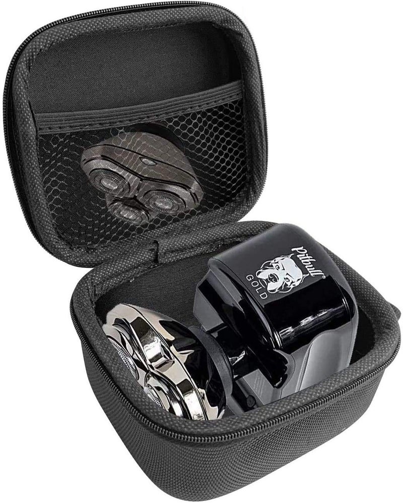 FitSand Hard Case Compatible for Skull Shaver Pitbull Gold PRO Head and Face Shaver