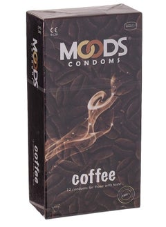 Moods Coffee Condoms Pack of 12  - Image 1