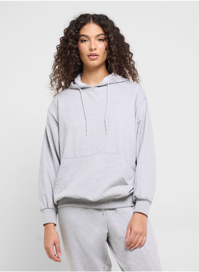 Ginger Basics Oversize Hooded Sweatshirt & Joggers Set  - Image 3