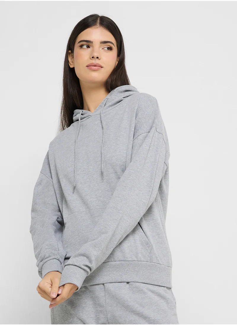 Ginger Basics Oversize Hooded Sweatshirt & Joggers Set