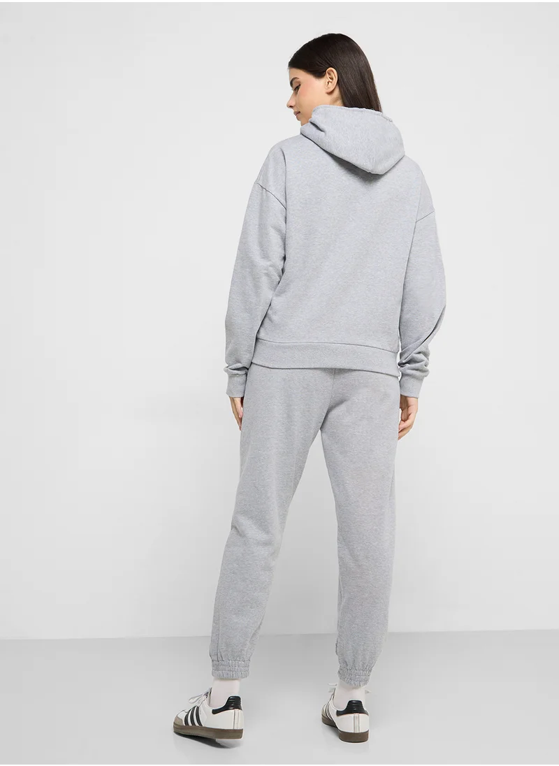 جينجر بيسيكس Oversize Hooded Sweatshirt & Joggers Set