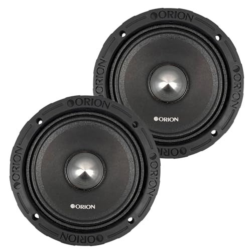 ORION HCCA654NHP HCCA Series 6.5” Ultra Efficient Neodymium Midrange Loudspeakers, 1800W Max Power, 450W RMS, 4 Ohm, 2” Voice Coil - High Output Pro Car Audio Stereo, Premium Quality Speakers (Pair) - Image 2
